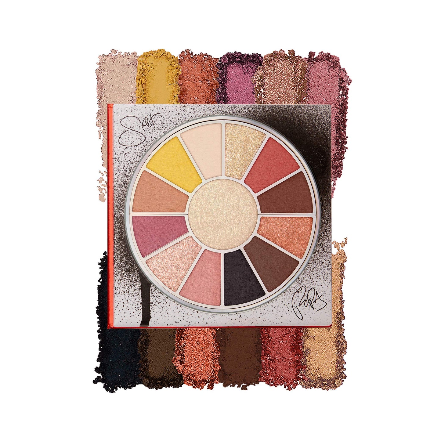 Salt-N-Pepa Hot, Kool And Vicious Eyeshadow and Highlighter Palette - Eyeshadow Palette and Highlighter Makeup - 12 Colors Highly Pigmented Matte