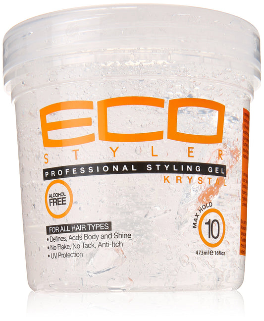 ECO Krystal Styling Gel, 16 Ounce