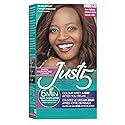 Just 5 Women's 5 Minute Permanent Hair Color with Conditioner, Grey Hair Coloring for Women - Rich Auburn
