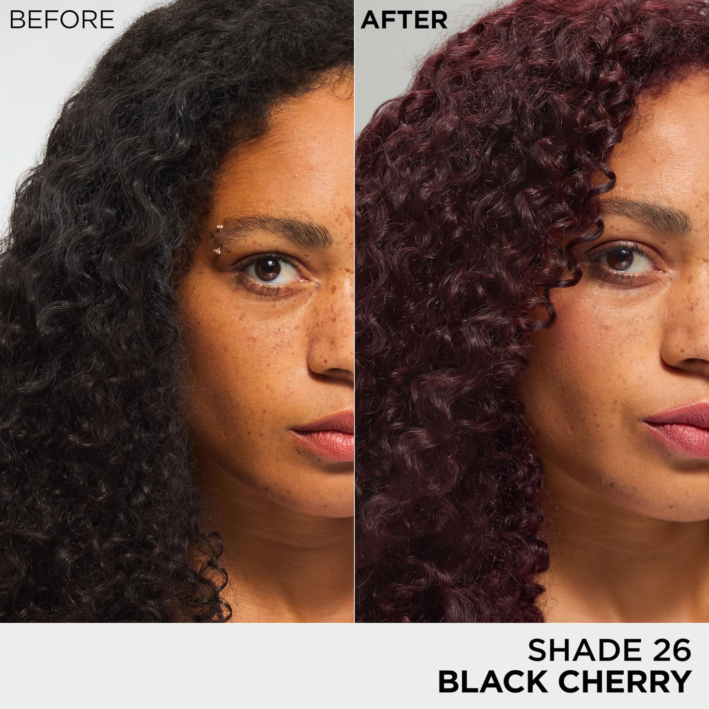 L’Oreal Paris Feria Multi-Faceted Shimmering Permanent Hair Color, High Intensity Hair Dye for 3X Highlights, 26 Black Cherry (Deepest Magenta), 1