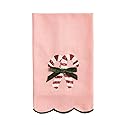 Mud Pie Christmas Candy Cane Sequin Towel