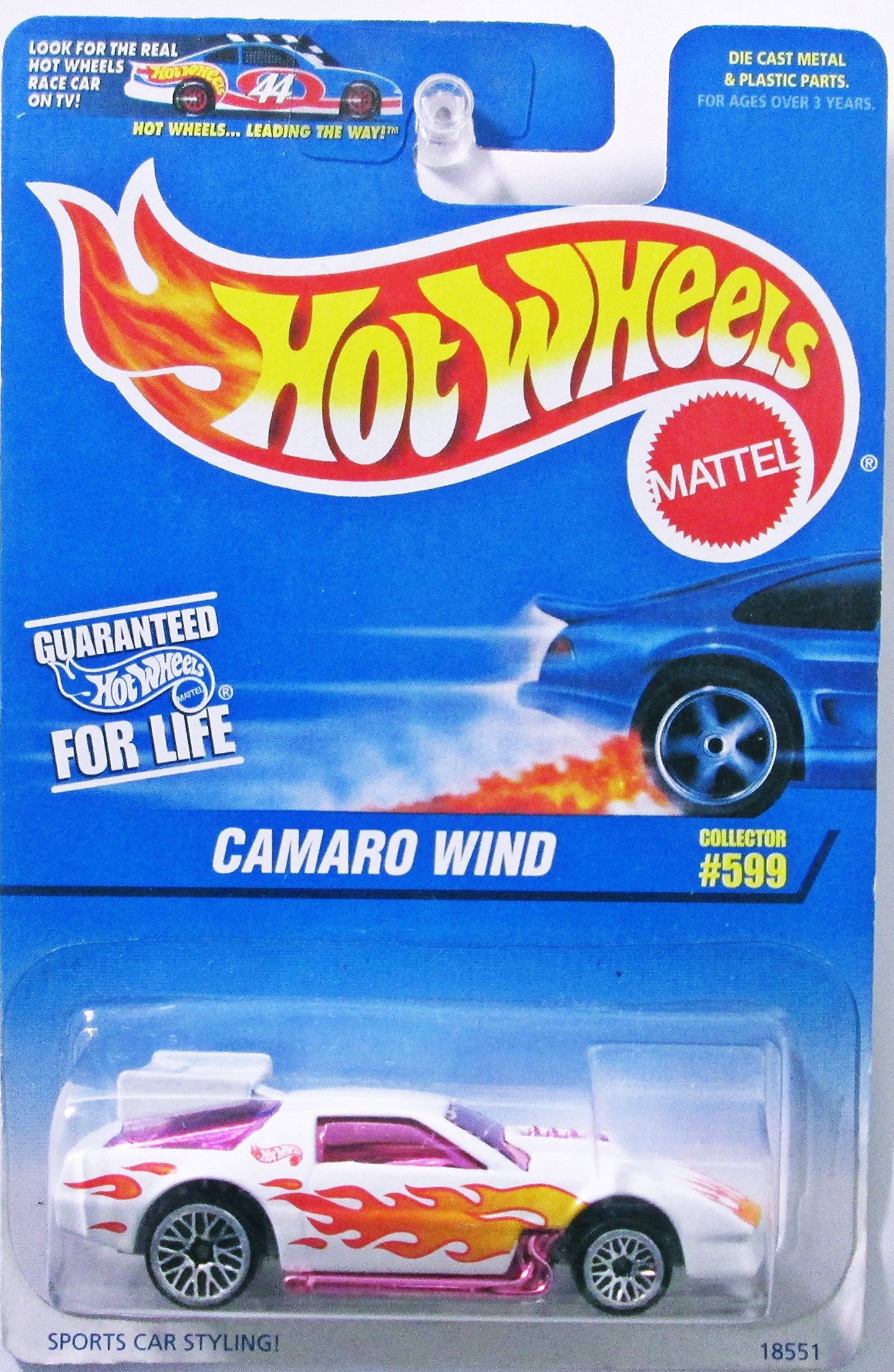 Hot Wheels Camaro Wind #599 Leading the Way Card 1:64 Scale
