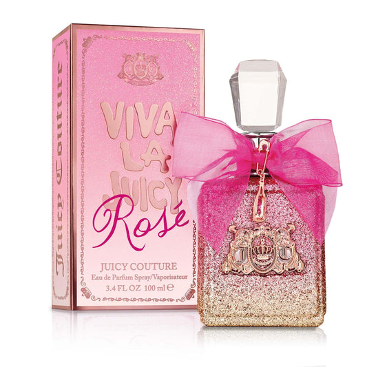 Juicy Couture Viva La Juicy Rosé Eau De Parfum, Women's Perfume with Notes of Pear, Rose & Ambrox - Fruity & Floral, EDP Spray, 3.4 fl oz
