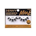 i-ENVY Luxury Mink Collection False Eyelashes 100% Real Mink Glamorous Eye Look Lashes Maximum Fluffiness 3D Multi-Curl Angle (1 Pack)