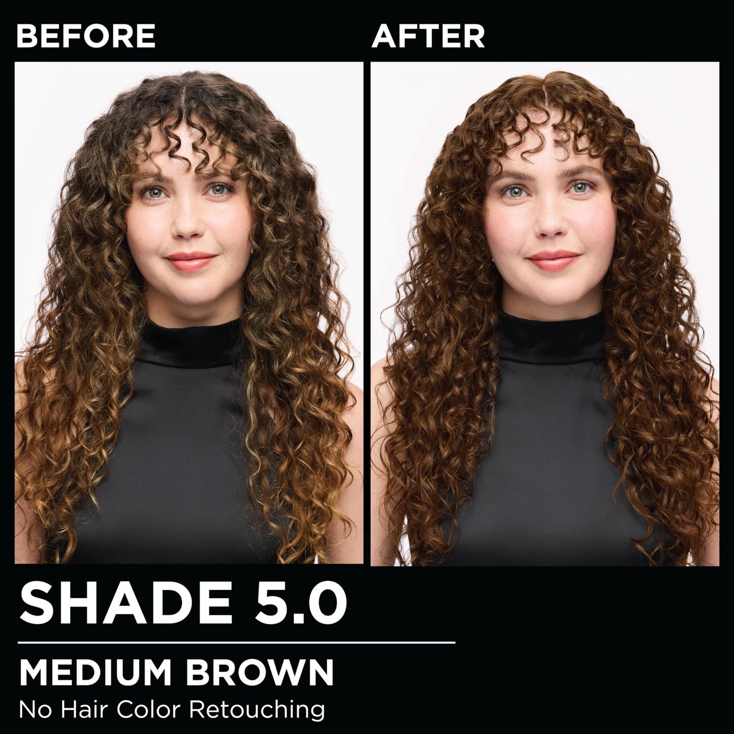 Garnier Olia Hair Color, Ammonia-Free Permanent Hair Dye, Oil-Powered Formula for 100% Gray Coverage and 3x Shinier Hair, Vegan & Cruelty Free, 5.0