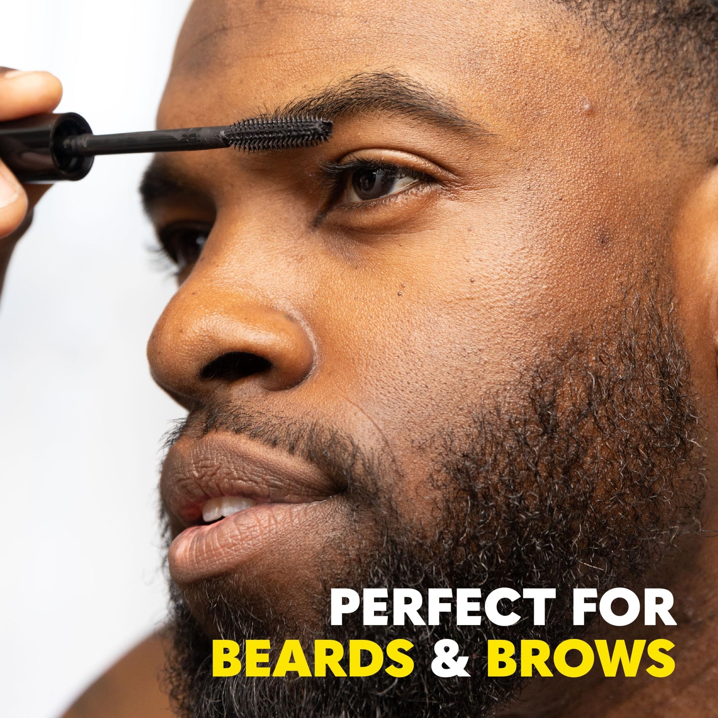 The Beard Club 1 Day Temporary Beard Dye for Men - Medium Brown Beard, Mustache & Eyebrow Color for a Fuller, Well-Defined Look, Water & Sweat