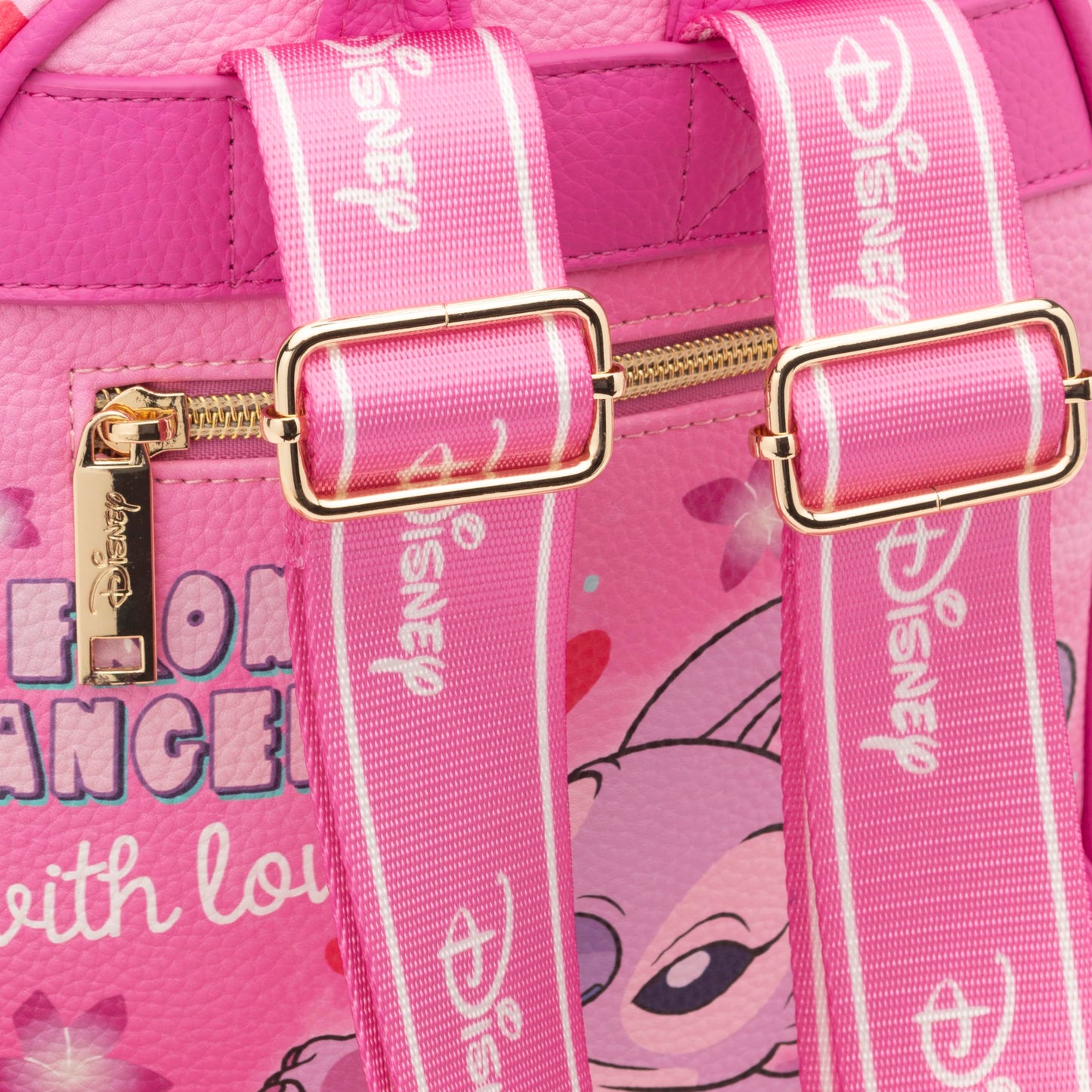 Wondapop - Angel 11"" Vegan Leather Fashion Mini Backpack, Pink