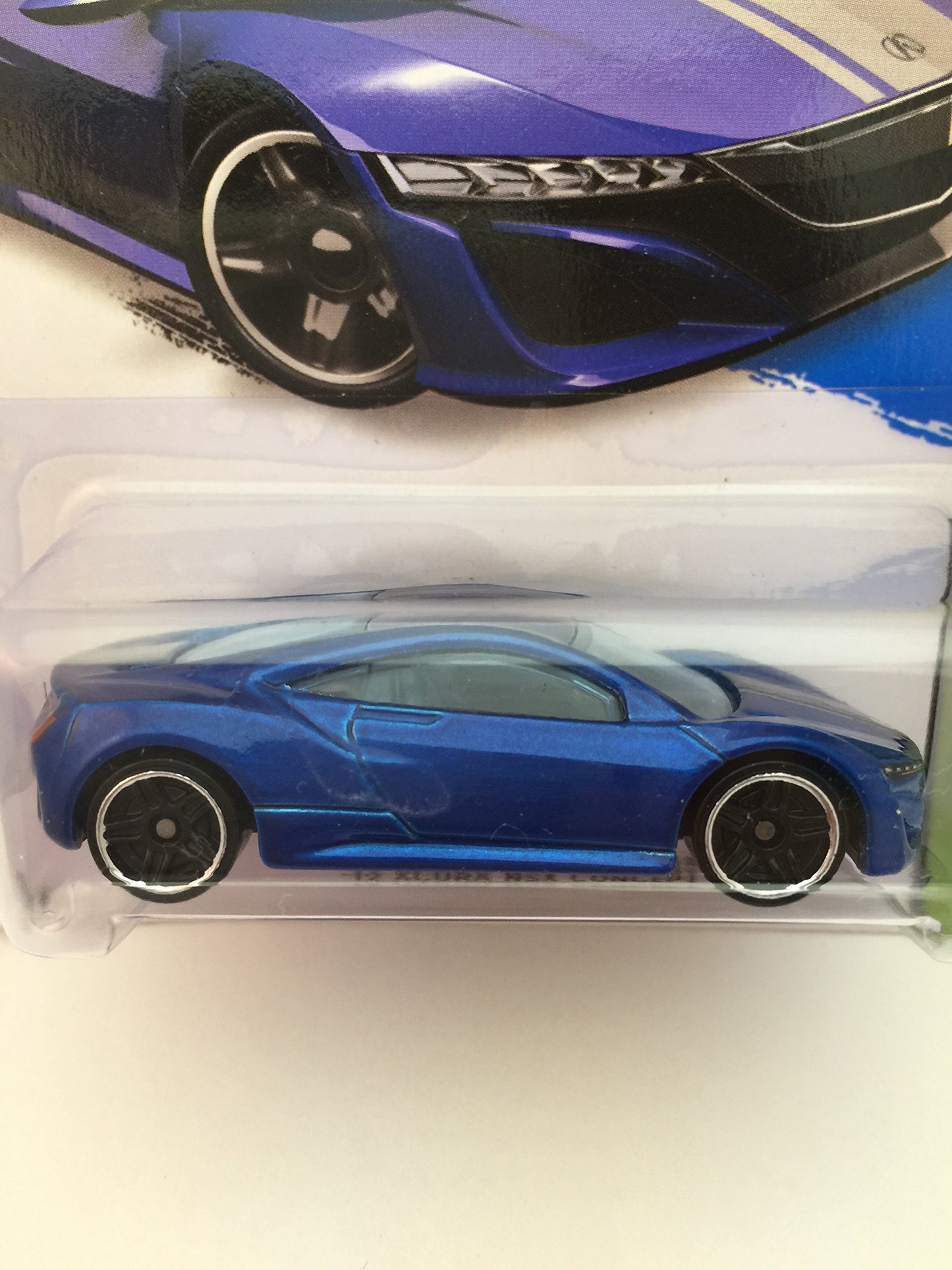 Hot Wheels 2015 HW Workshop '12 Acura NSX Concept 191/250, Metallic Blue