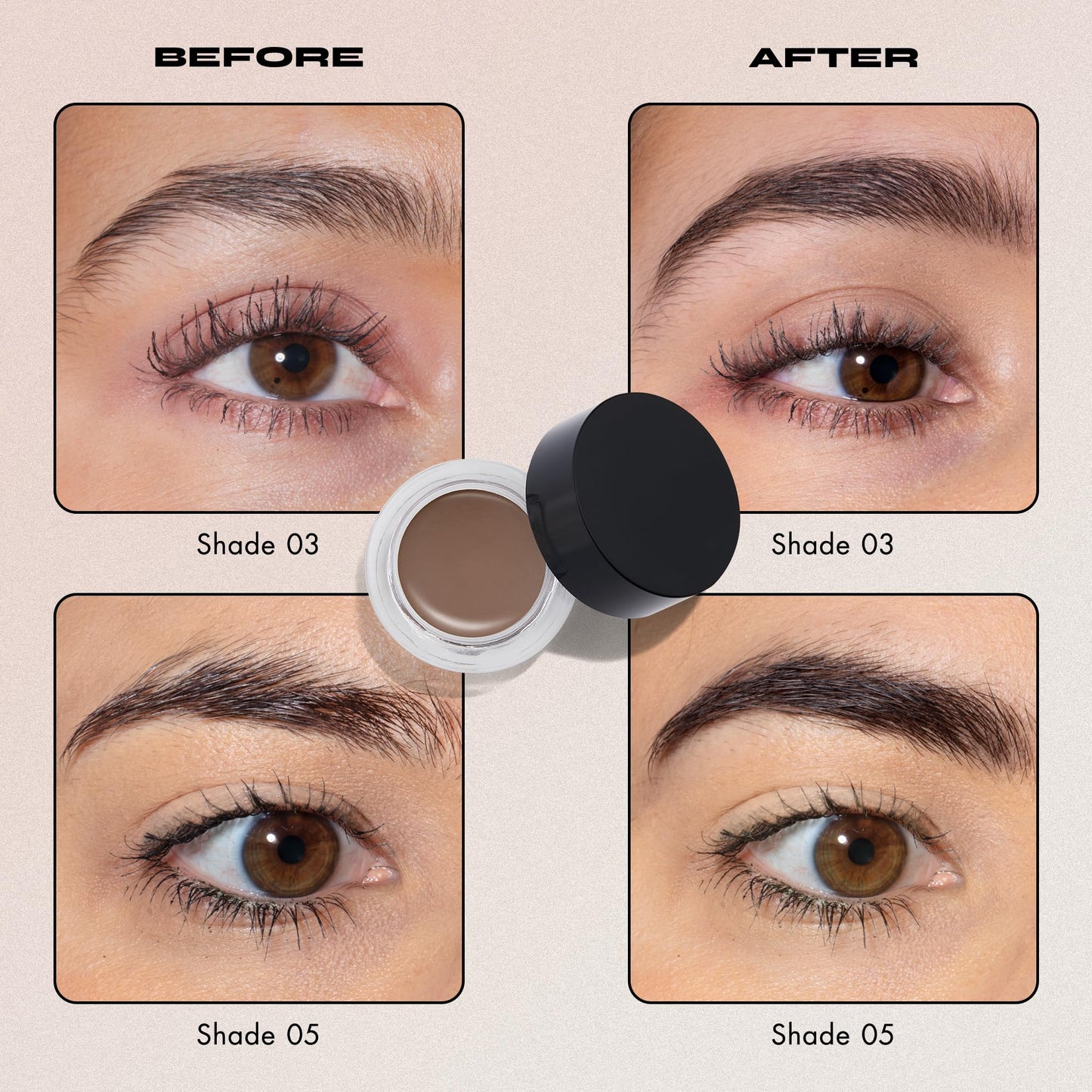 Pack of 2 Milani Stay Put Brow Color, Dark Brown (05)