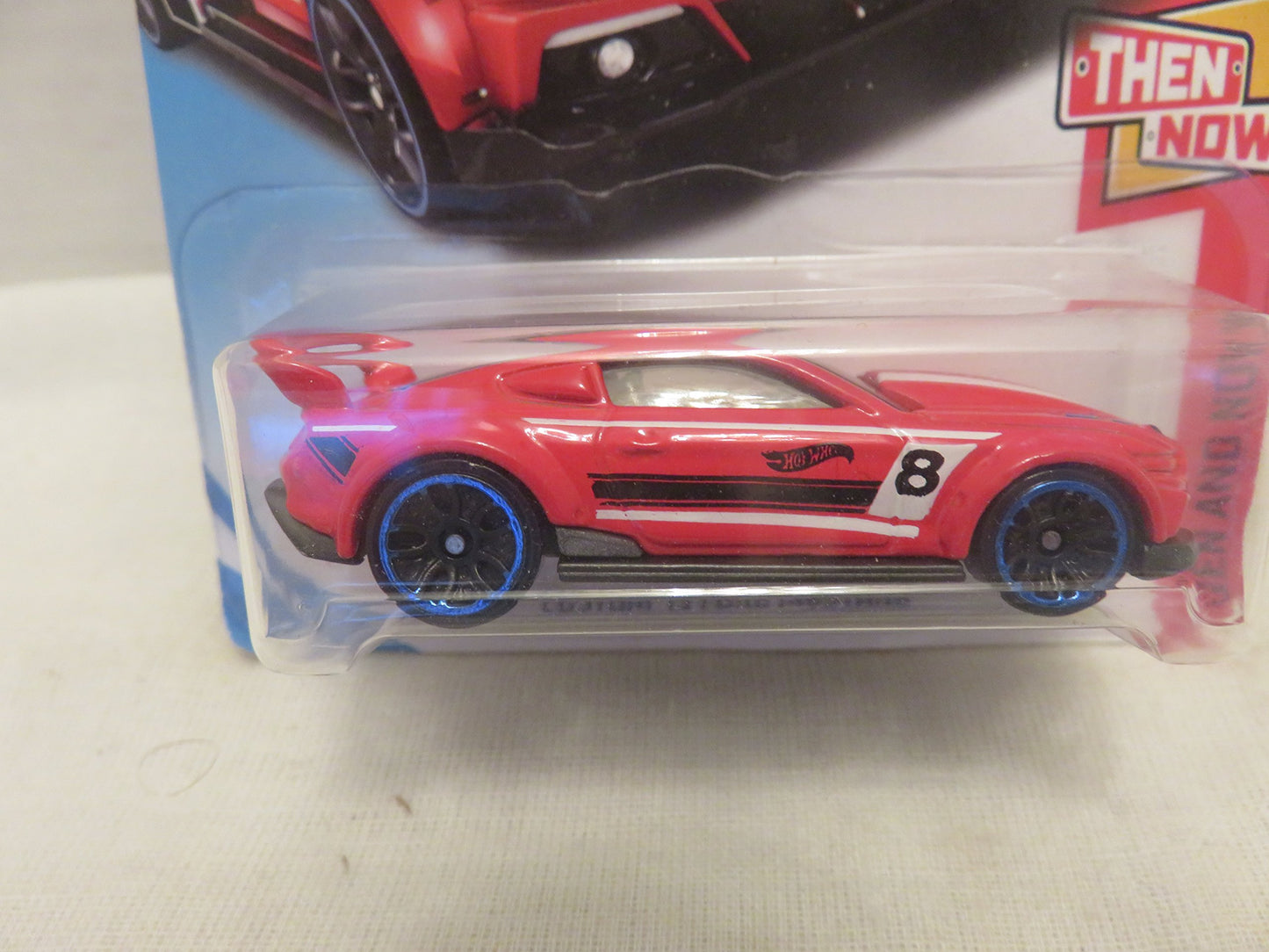 Hot Wheels 2018 50th Anniversary Then and Now Custom '15 Ford Mustang 96/365, Red