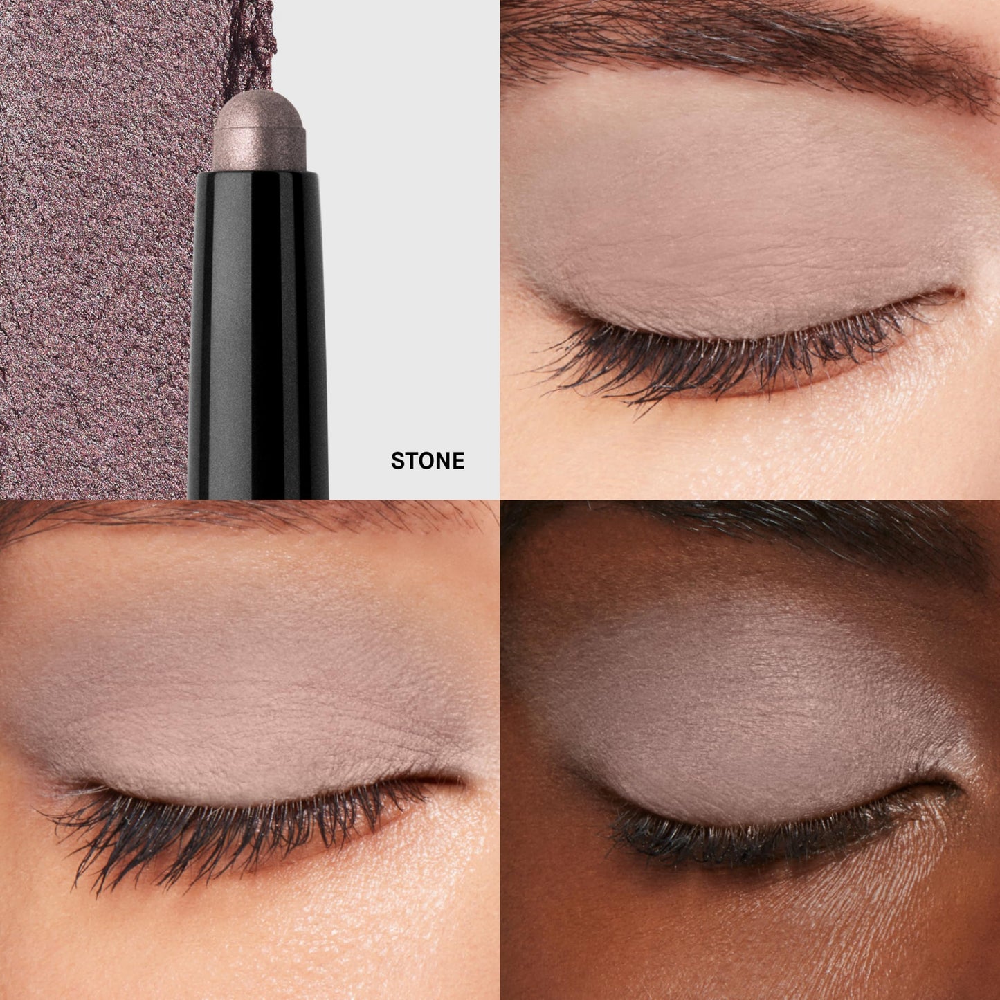 Bobbi Brown Long-Wear Cream Shadow Stick | 24-Hour Eyeshadow Stick | High-Pigment, Buildable Shades with Three Finishes, 0.05 Ounce, Stone