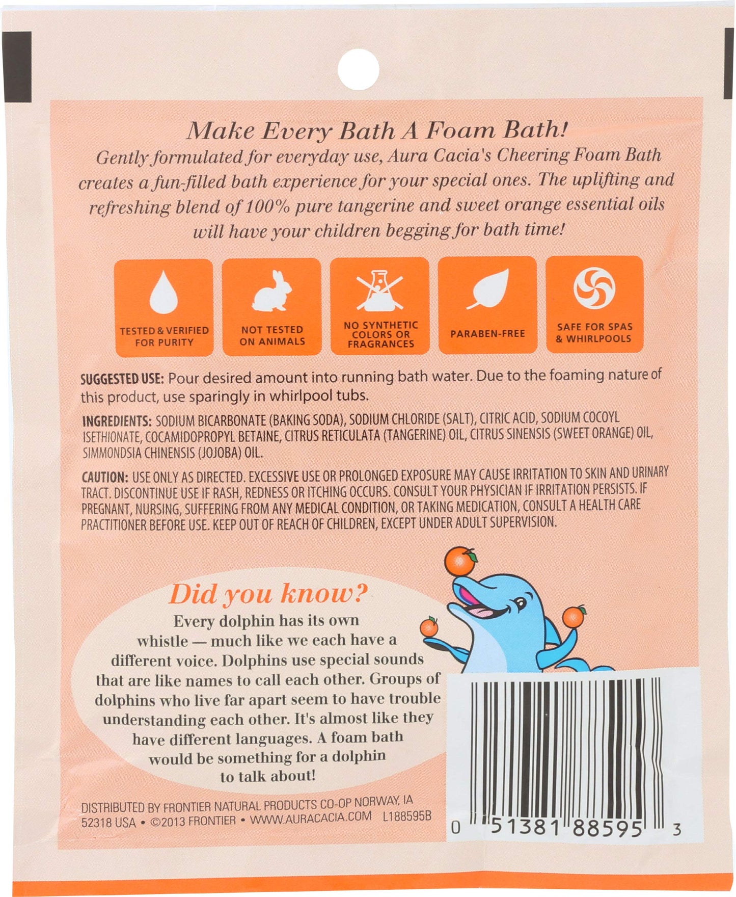 Aura Cacia, Bath Foam Cheering Kids, 2.5 Ounce2 Beauty and Personal Care Aura Cacia