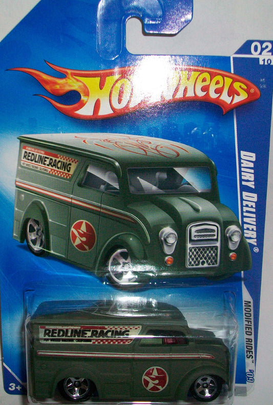 Hot Wheels 2009-158 Dairy Delivery Redline Racing Modified Rides 1:64 Scale
