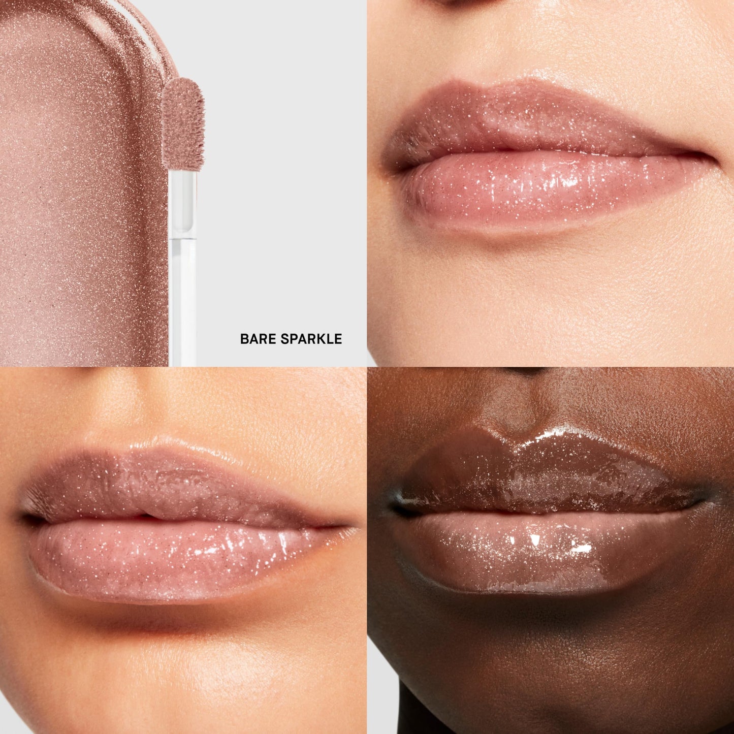 Bobbi Brown Crushed Oil-Infused Gloss | Hydrating, Non-Sticky, Tinted Lip Oil Gloss | High-Impact Shine & Comfortable Feel, 0.20 Fl Oz, Bare Sparkle