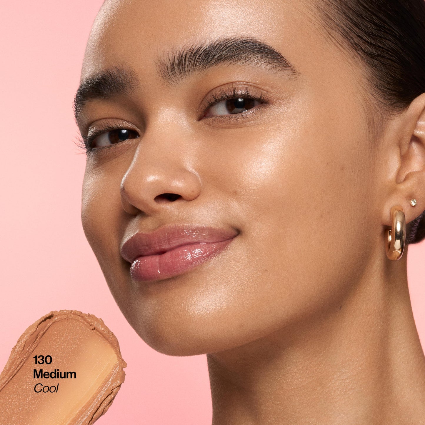 Revlon Glimmer Tinted Moisturizer Stick for Face, Lightweight Foundation, Hydrating Skincare-Infused Makeup, 130 130, 0.31 oz
