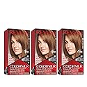 Revlon Colorsilk Beautiful Color, Permanent Hair Dye with Keratin, 100% Gray Coverage, Ammonia Free, 53 Light Golden Brown (Pack of 3)