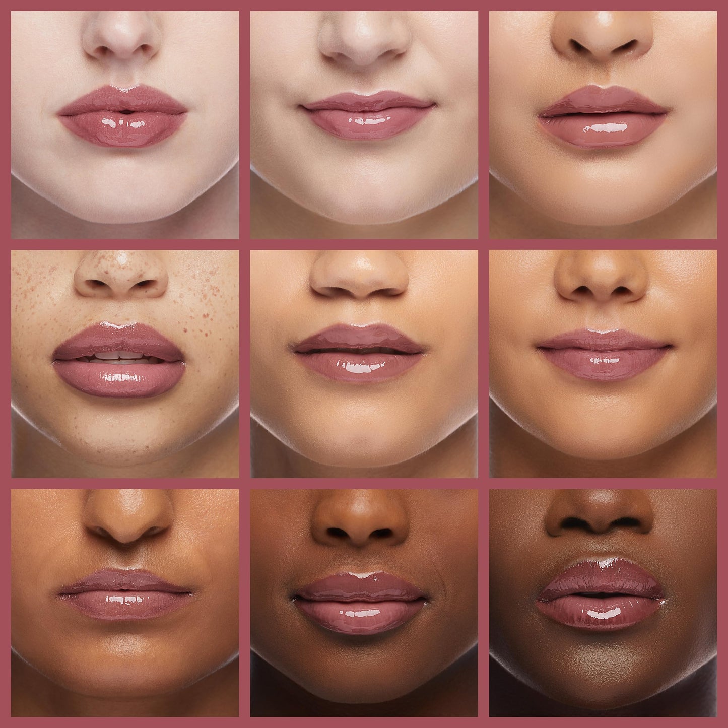 NYX PROFESSIONAL MAKEUP Candy Slick Glowy Lip Color Gloss - Cream Bee (Dusty Rose)
