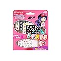 KISS Broadway Little Diva Nail Art Kit, Safe On Natural Nails, Mom Approved, Over 250 Nail Stickers, 48 Ready-To-Wear Petite Fake Nails & 48 Press-On