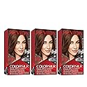 Revlon Permanent Hair Color, Permanent Hair Dye, Colorsilk with 100% Gray Coverage, Ammonia-Free, Keratin and Amino Acids, 37 Dark Golden Brown, 4.4