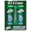 Irish Spring Moisturizing Men's Body Wash Shower Gel, Moisture Blast - 18 Fluid Ounce (2 Pack)