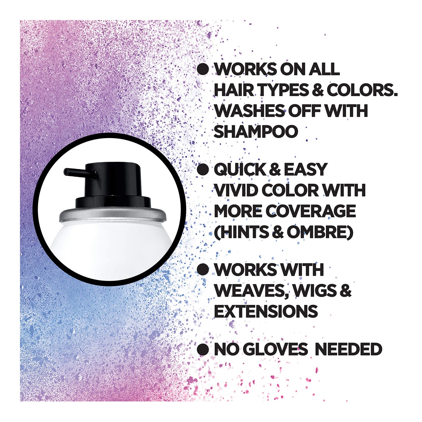 L'Oreal Paris Colorista 1-Day Washable Temporary Hair Color Spray, Mint, 2 Ounces