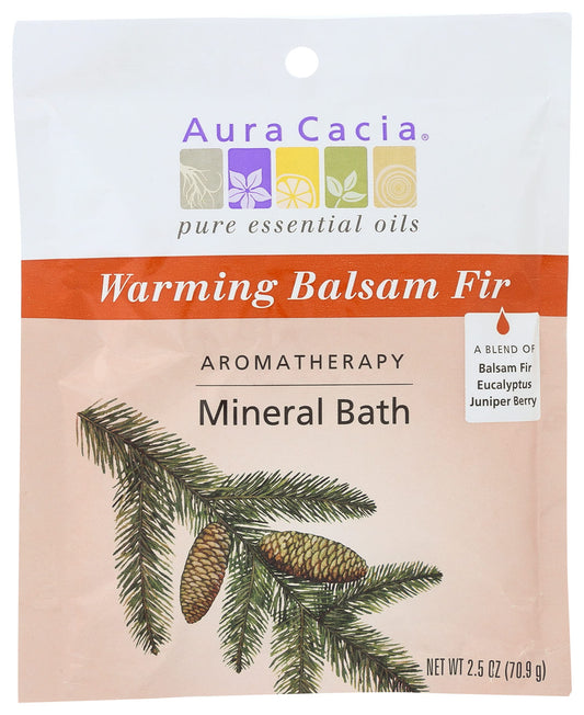 Aura Cacia Bath Mnrl Balsam Fir Warm, 2.5 Oz (Pack of 6) Beauty and Personal Care Aura Cacia