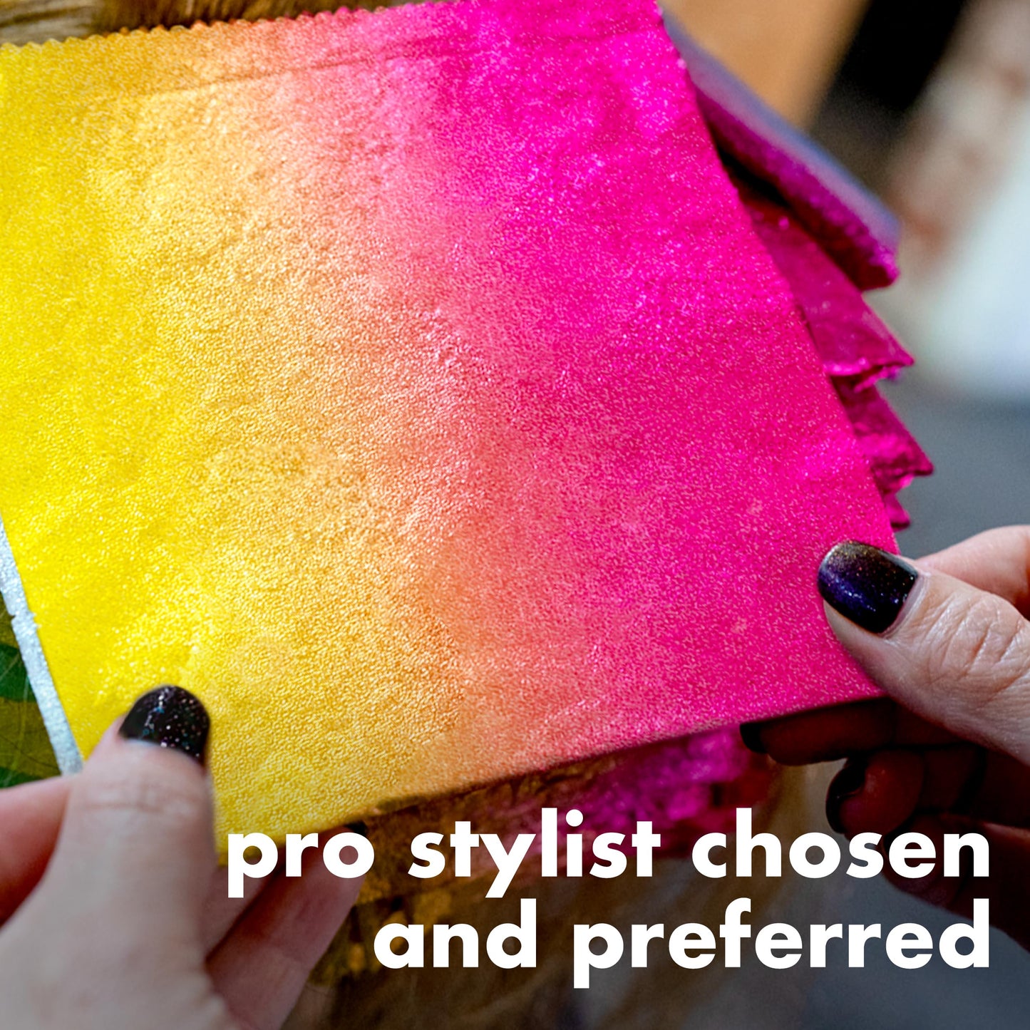 Colortrak Yellow/Pink Gradient Pop-up Foil w/Dispenser (400 Count), Pre-cut Sheets, Non-Slip Embossed Texture, 5" x 10.75" Sheets for Hair Foil