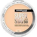 Maybelline Super Stay Up to 24HR Hybrid Powder-Foundation, Medium-to-Full Coverage Makeup, Matte Finish, 220, 1 Count