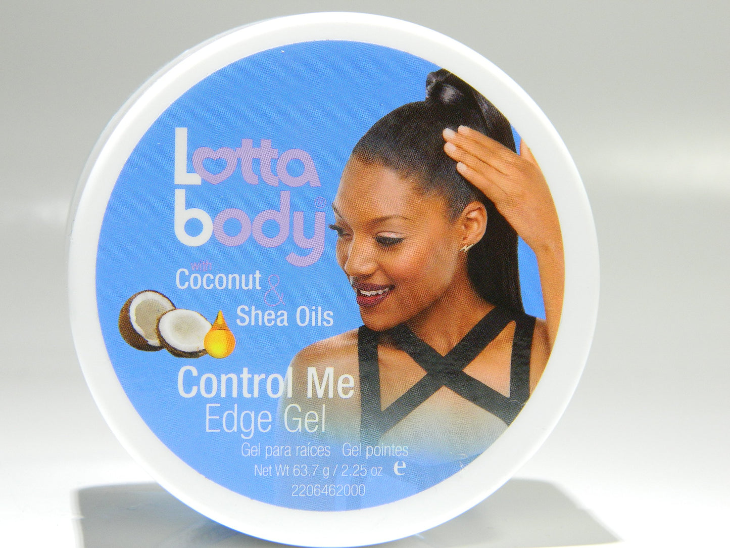 Lottabody Control Me Edge Gel with Coconut & Shea Oils, 2.25 Oz (Pack of 1)