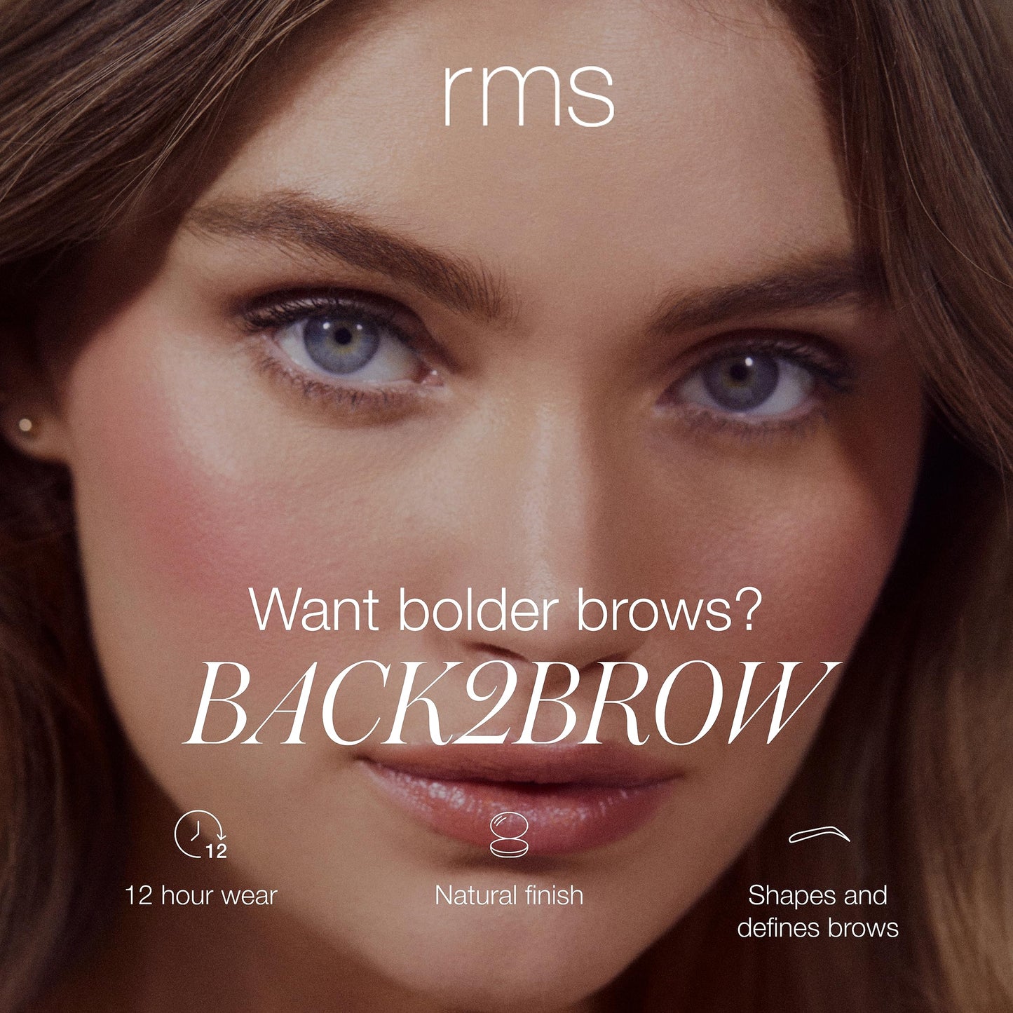 RMS Beauty Back2Brow Pencil Waterproof Smudge-Resistant Buildable Brow Color with Fine Tip for Natural Hair-Like Strokes, Nourishing, 0.3g Beauty & Personal Care RMS Beauty