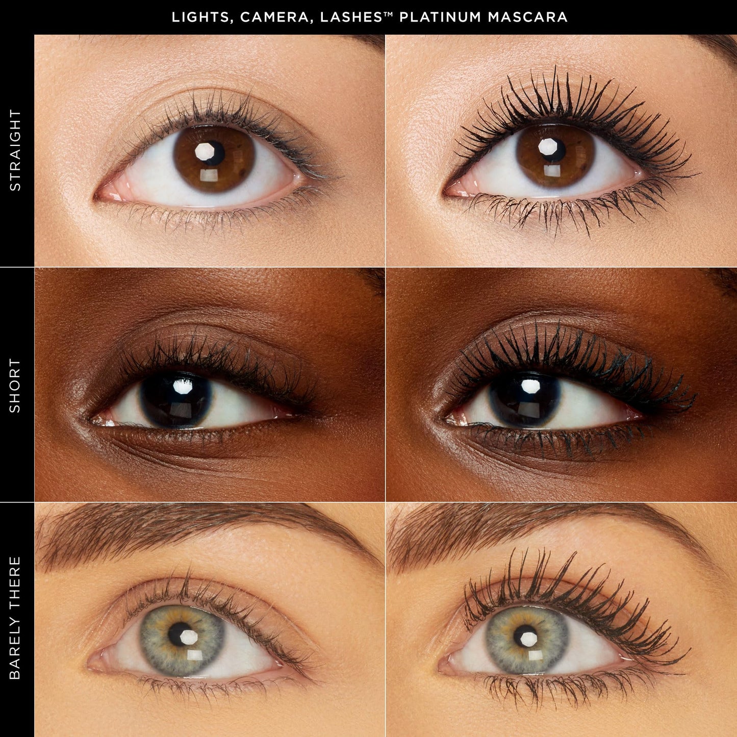 tarte lights, camera, lashes platinum volumizing mascara - Black Tinted Peptide Lash Serum mascara for Volume & Length, Smudge-Proof, Flake-Free