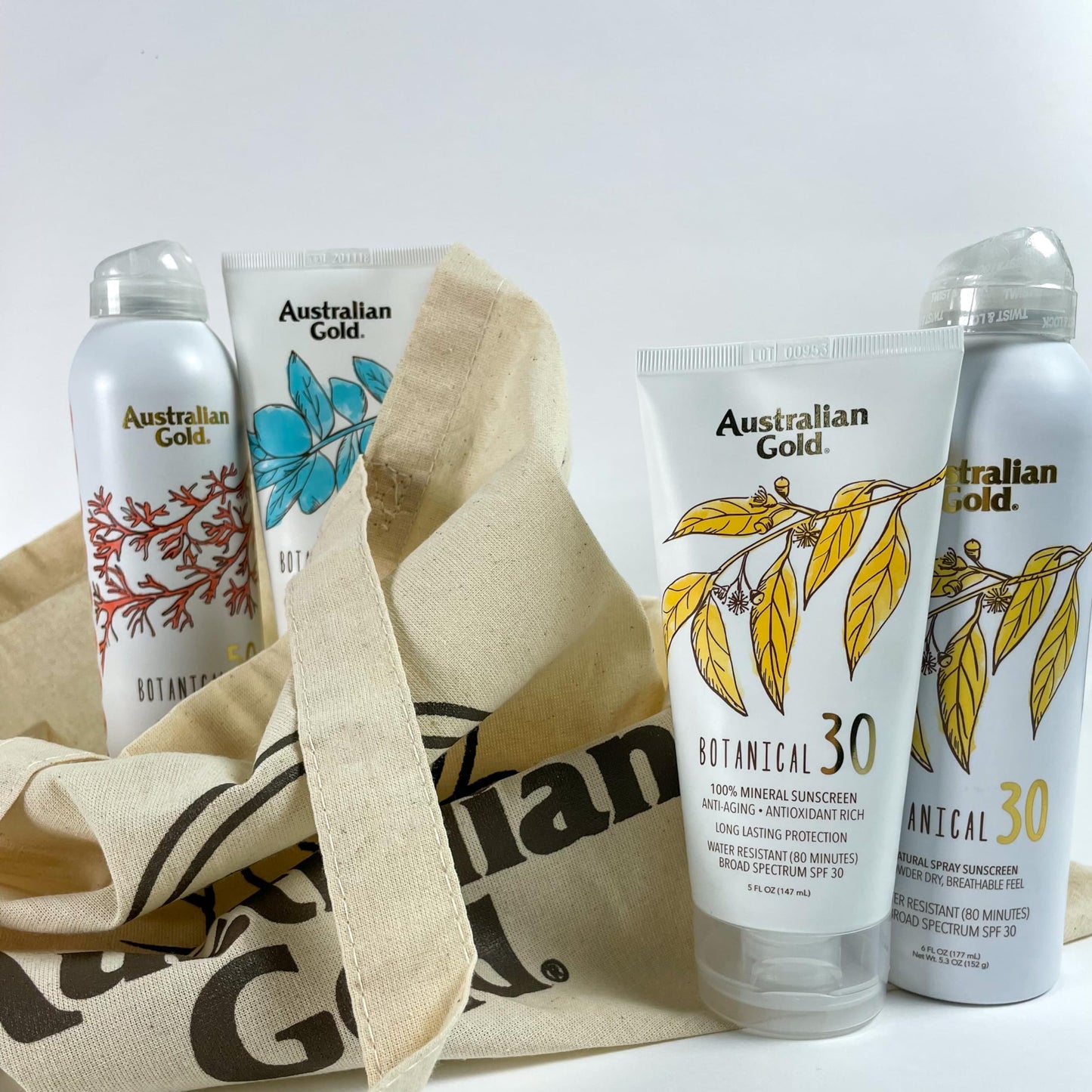 Australian Gold Botanical SPF 30 Mineral Sunscreen Lotion, Non-Chemical Sunblock with Titanium Dioxide & Zinc Oxide, Native-Australian Ingredients