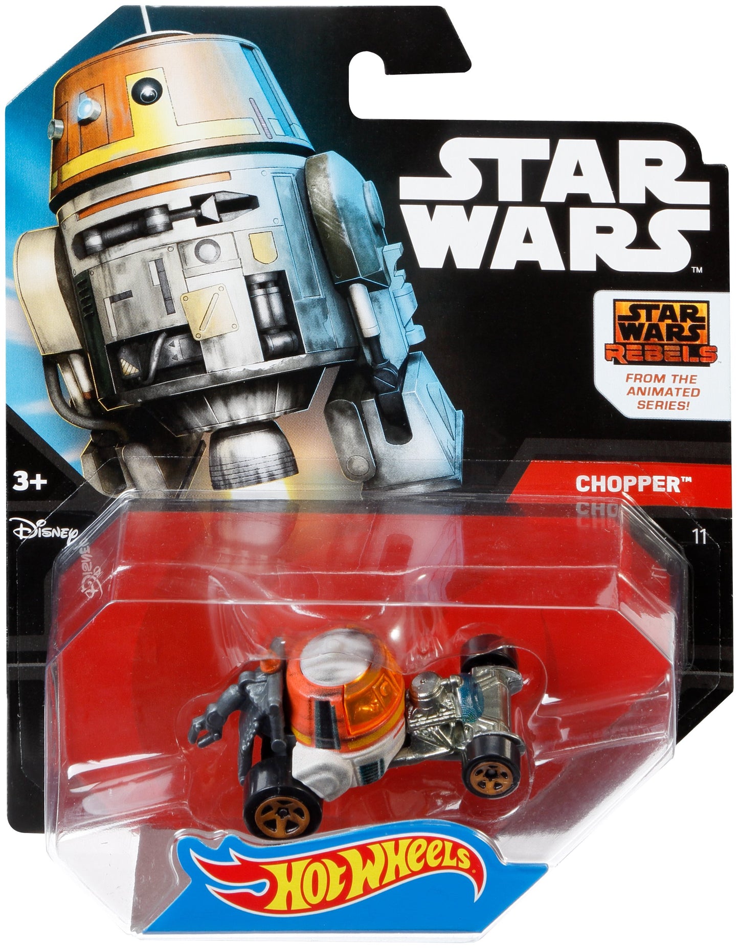 Hot Wheels Star Wars Rebels Chopper Character Car