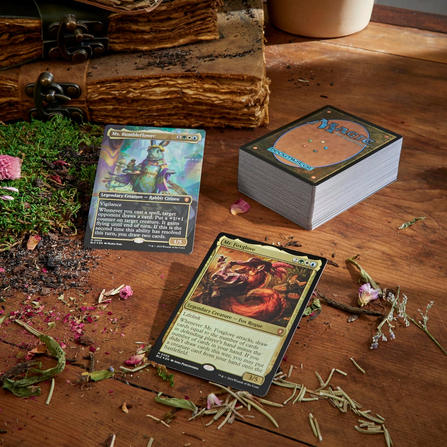 Magic: The Gathering Bloomburrow Commander Deck - Peace Offering (100-Card Deck, 2-Card Collector Booster Sample Pack + Accessories)