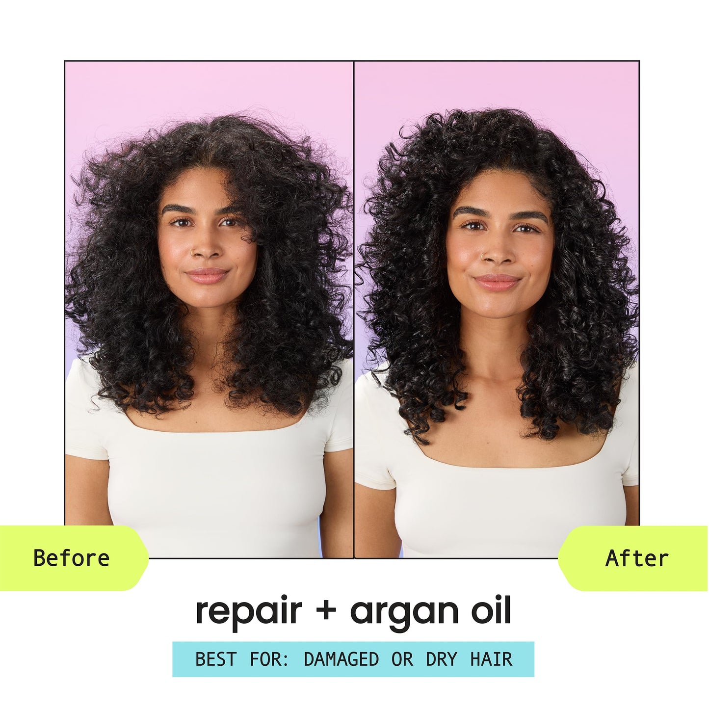 HASK Repair + Argan Oil Shampoo + Conditioner Set | Color Safe, Sulfate-Free, Paraben-Free, Gluten-Free, Cruelty-Free | 16oz each, 2 Pack