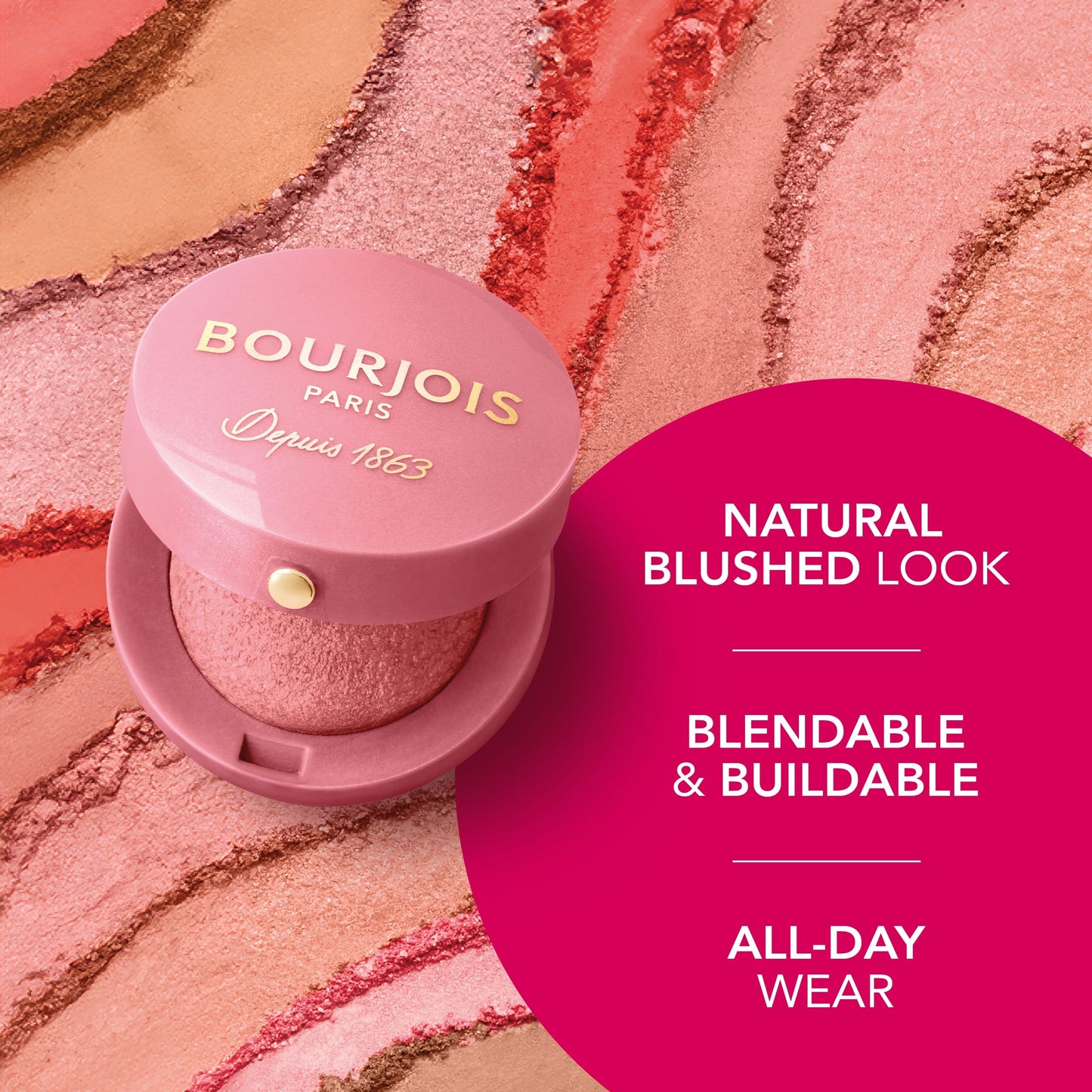 Bourjois Blush, 03 Brun Cuivre, 0.08 Ounce