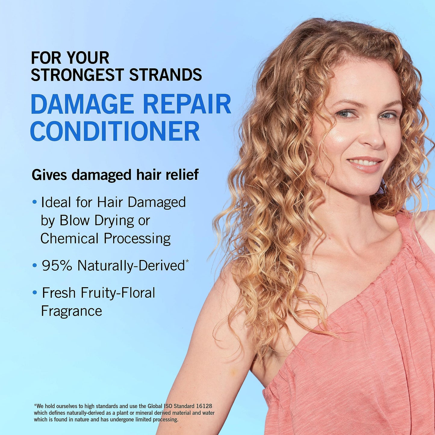Better Natured Damage Repair Conditioner for Dry & Damaged Hair, Hydrating Formula with 95% Naturally-Derived Ingredients, Vegan, Paraben Free, 10.1