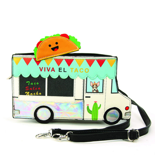 WonderMolly Taco Truck Cross Body Bag in Vinyl