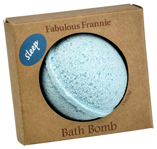 Fabulous Frannie Sleep Natural, Handmade Bath Bomb Set, Rich in Essential Oil, Mineral Salt, Coconut Oil, Witch Hazel, Fizzies to Moisturize Skin…
