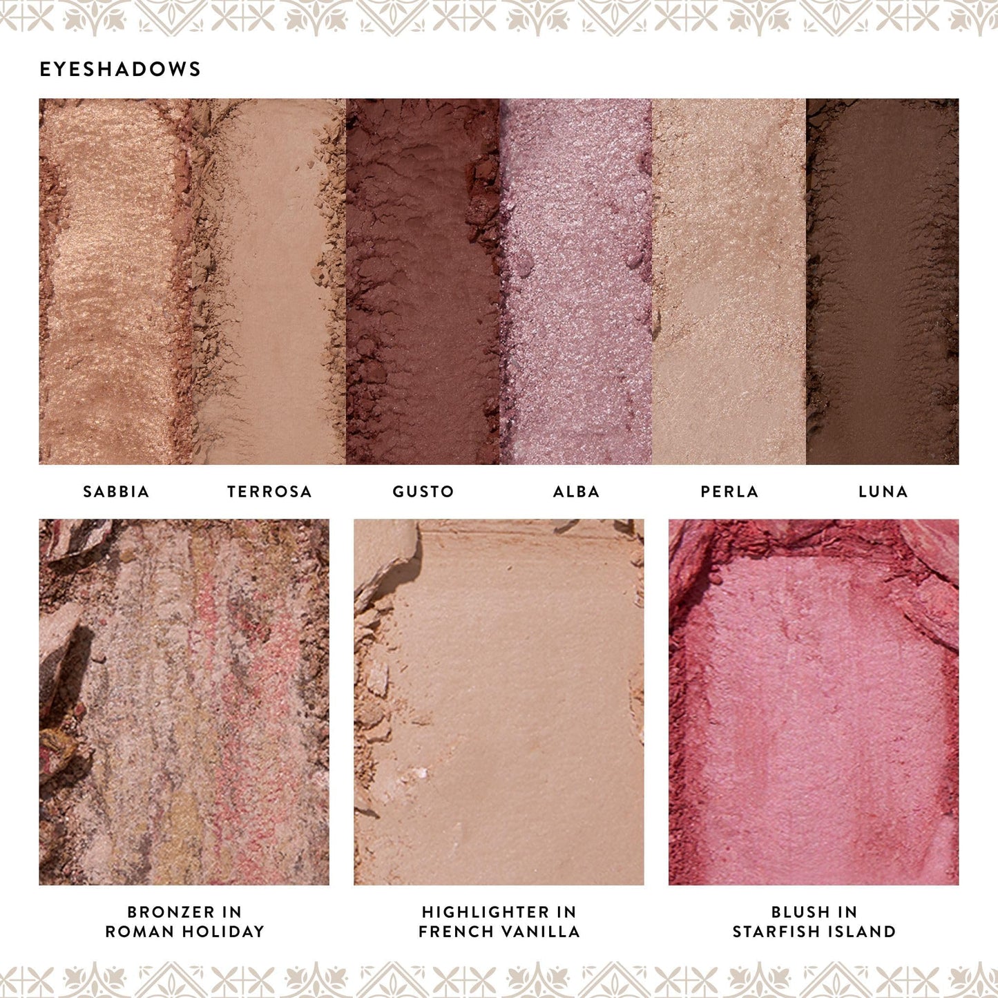 LAURA GELLER NEW YORK The Best of the Best Baked Palette - Tuscan Dreams - Full Size - Includes Bronzer, Blush, Highlighter and 6 Eyeshadows