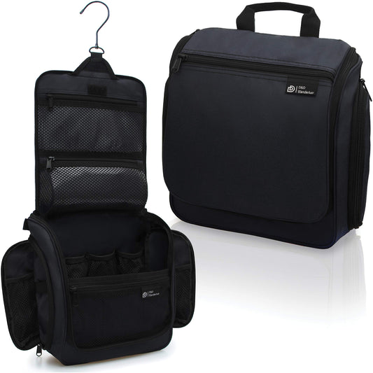DD D&D Wanderlust D&D Hanging Travel Toiletry Bag for Men and Women - Cosmetics, Makeup and Toiletries Organizer Kit with 10 Compartments, YKK Beauty and Personal Care DD D&D Wanderlust Default Title