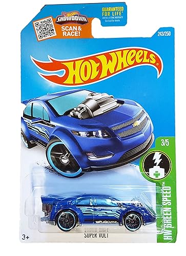 Hot Wheels - 243/250 - 2016 HW Green Speed 3/5 - Super Volt