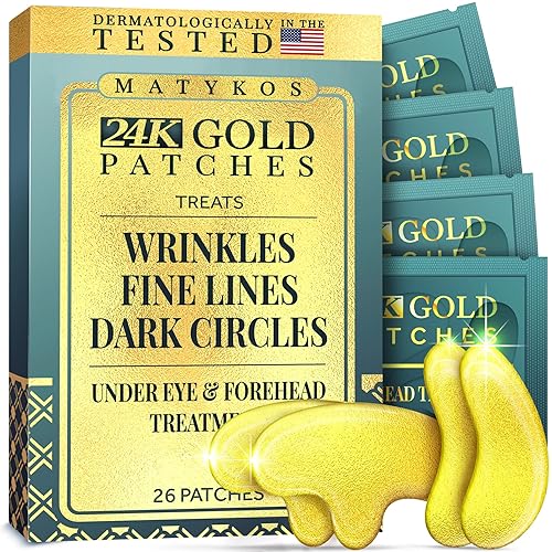 Forehead and Under Eye Wrinkle Patches for Face - Collagen, Hyaluronic Acid and Vitamin A Skin Pads - Forehead Line Remover Wrinkle Eye Patch Set - 26