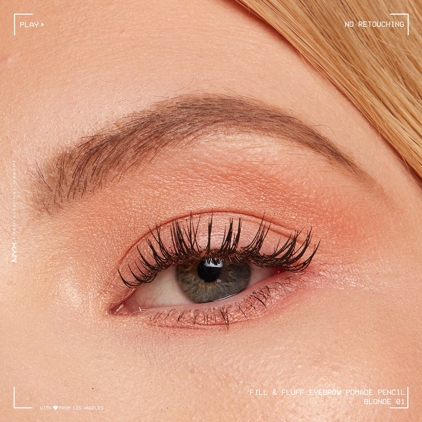 NYX PROFESSIONAL MAKEUP Fill & Fluff Eyebrow Pomade Pencil, Blonde Beauty and Personal Care NYX PROFESSIONAL MAKEUP