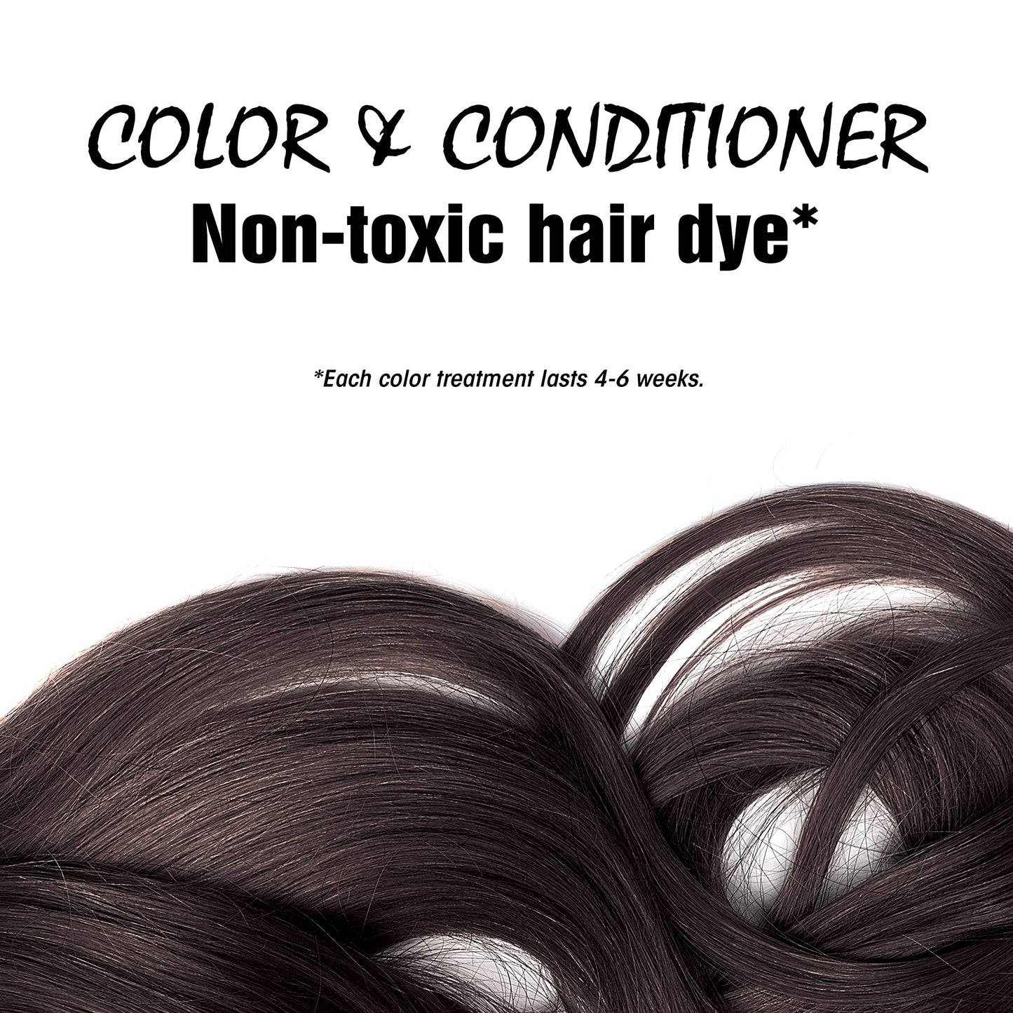Light Mountain Henna Hair Color & Conditioner - Black Hair Dye for Men/Women, Organic Henna Leaf Powder and Botanicals, Chemical-Free, Semi-Permanent