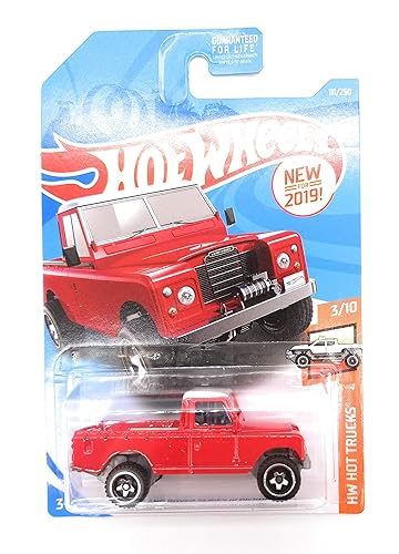 Hot Wheels Land Rover Series III Pickup 111/250, red