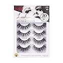 KISS Triple Push-Up, False Eyelashes, 'Bombshell', 14mm, Includes 4 Pairs Of Lashes, Easy to Apply, Reusable Lash Clusters
