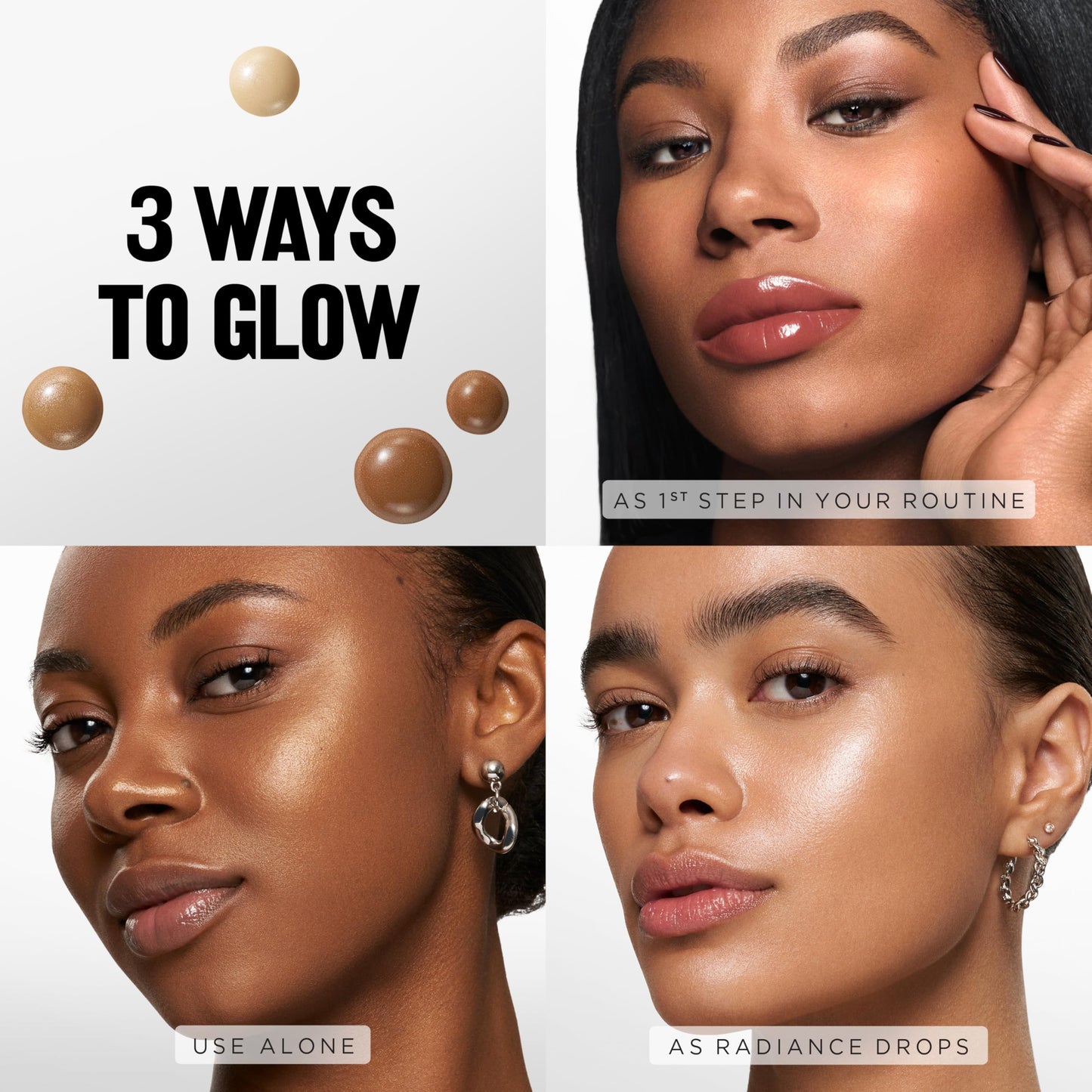 Revlon PhotoReady Lift + Fill Skin Tint, Multi-Use Glow Enhancer, Base & Highlighter for Glowing Skin, Sheer Coverage, 170, 1 fl oz