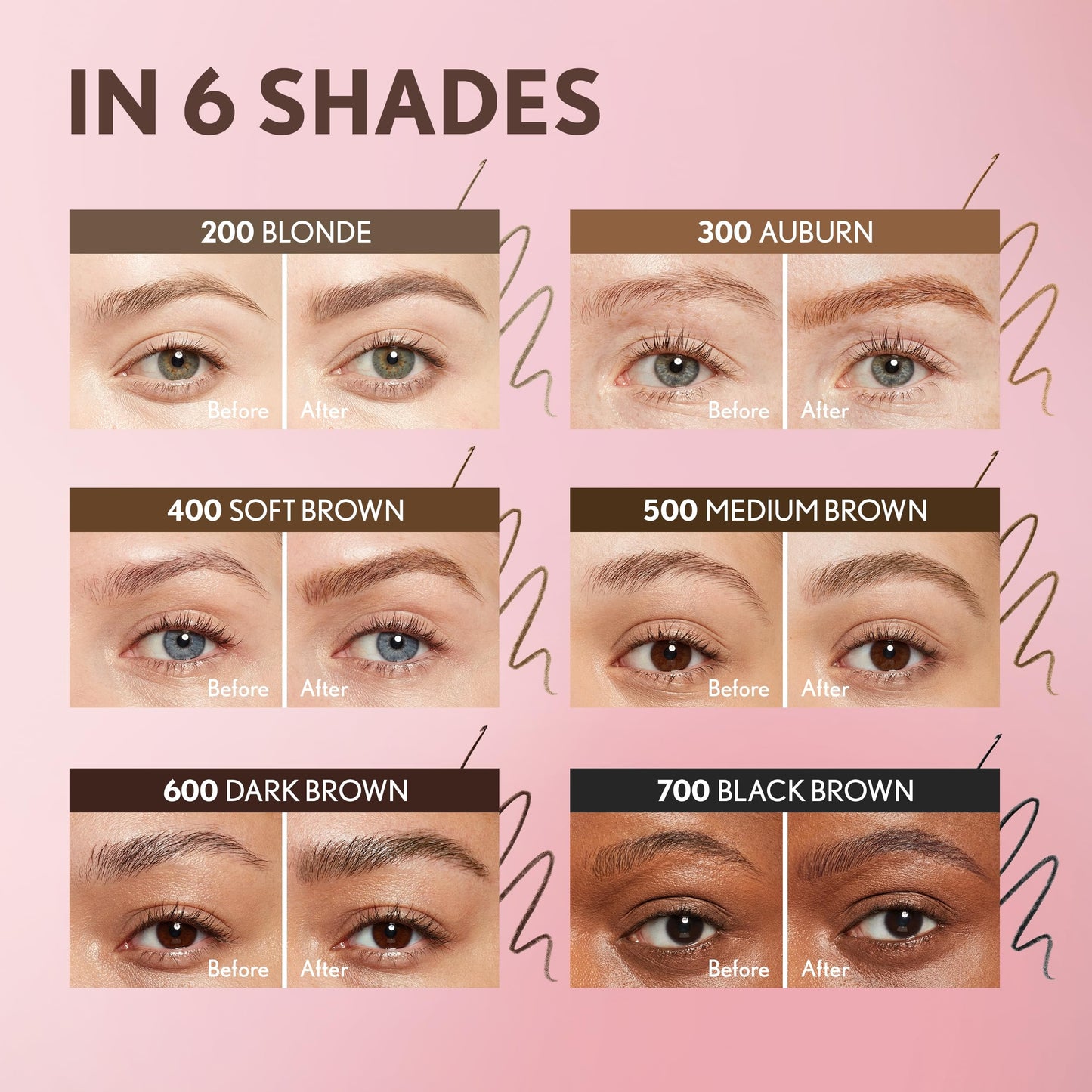 Covergirl Clean Fresh Brow Nano, 500 Medium Brown, Eyebrow Pencil, Ultra-Precise Tip, Waterproof, Transfer-Resistant, Built-In Spoolie, Vegan Formula Beauty and Personal Care COVERGIRL
