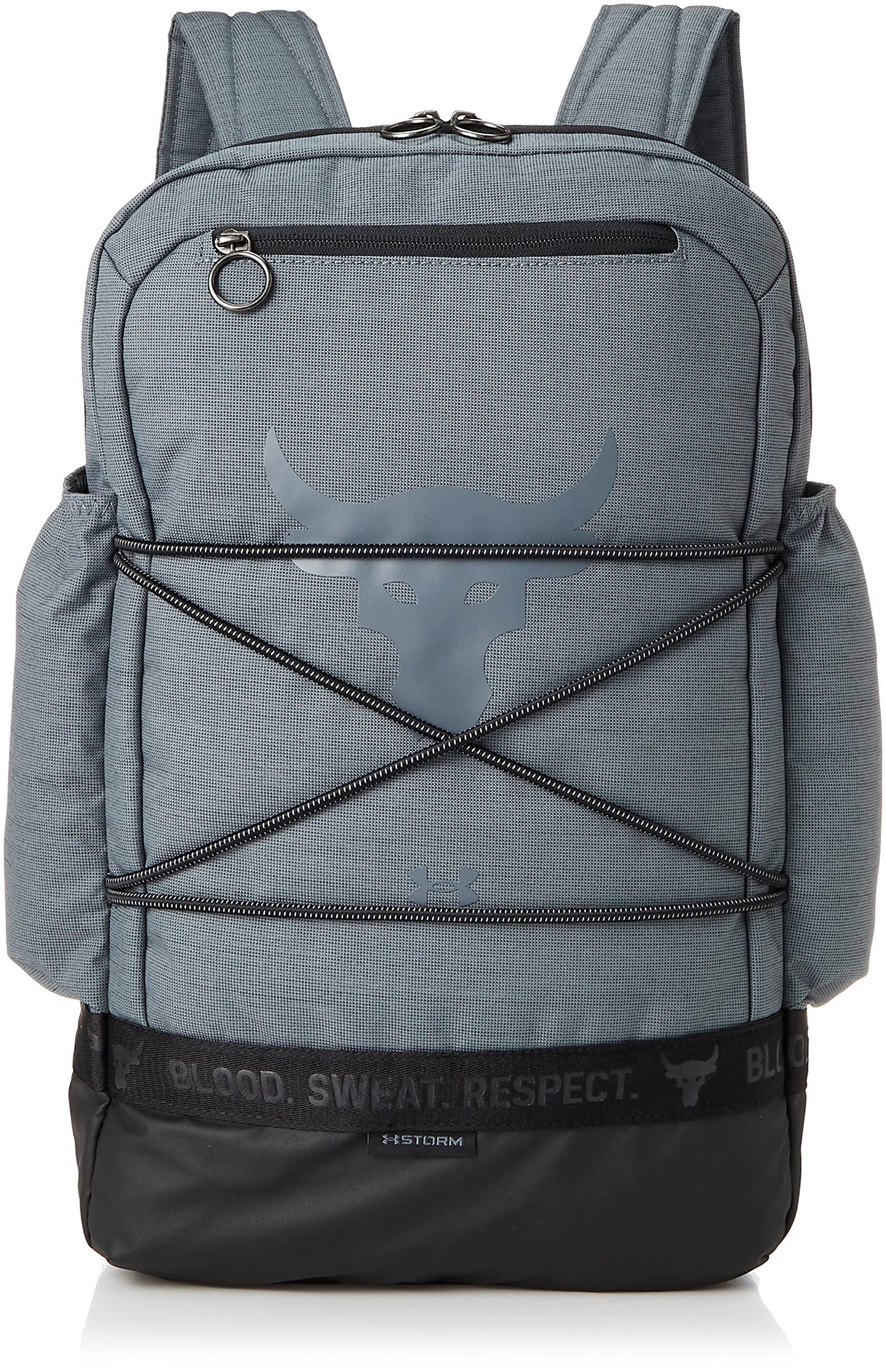 Under Armour UA Project Rock Brahma Backpack Training Bag, Black / Black / Pitch Gray, Free Size